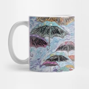 The Umbrellas above. Mug